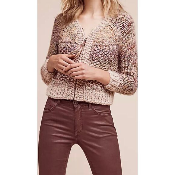 Angel of the North for Anthropologie "Aurora" cardigan Wool Alpaca Blend XS - Picture 9 of 11